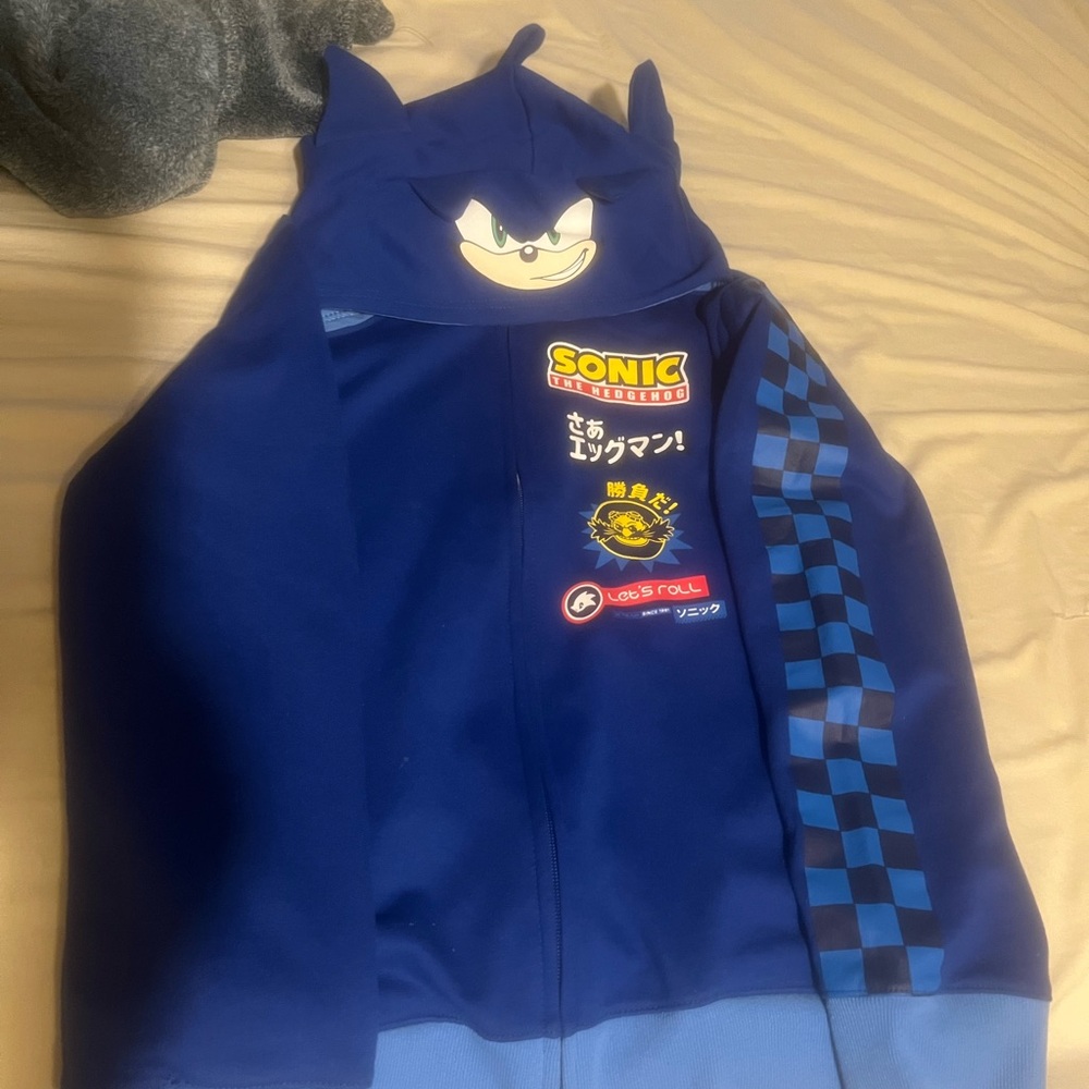 Boys Sonic the Hedgehog zip up